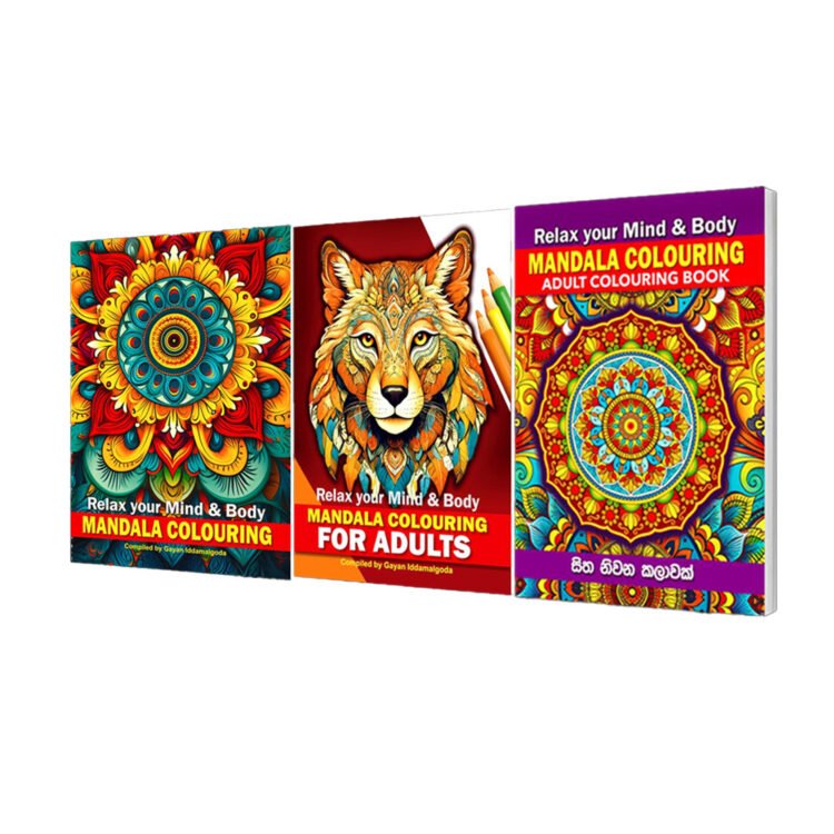 Mandala Coloring Books 3 Books Bundle