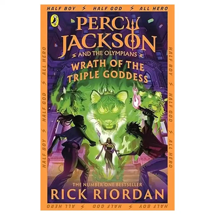 Percy Jackson Wrath of the Triple Goddess paperback by Rick Riordan ISBN 9780241691717 Puffin mythology fantasy buy book online in Sri Lanka