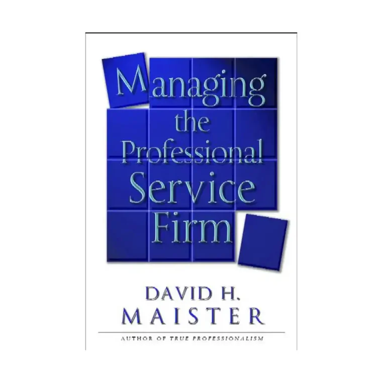 Managing the Professional Service Firm by David Maister buy book online in sri lanka