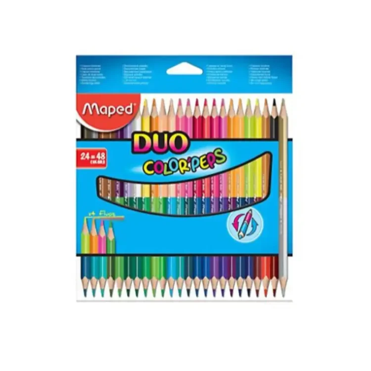 Maped 24X2 duo Color Pencils buy online in sri lanka