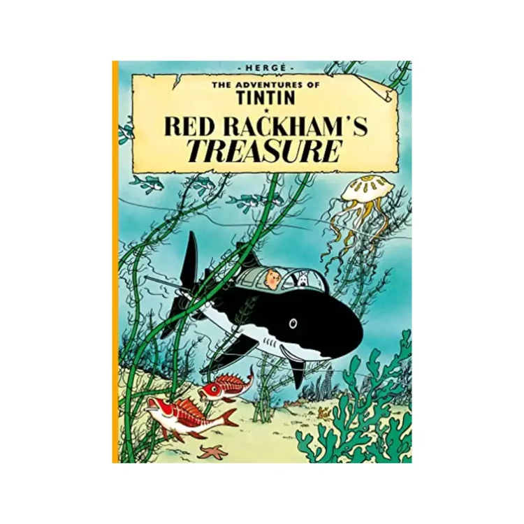 Red Rackhams Treasure The Adventures Of Tintin buy book online in sri lanka