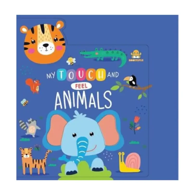 Booktopus My Touch And Feel Jungle Animals Sensory Book for Toddlers by BOOKTOPUS buy online in sri lanka