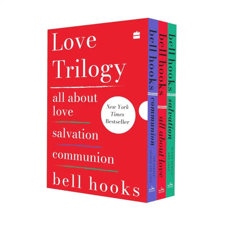 LOVE TRILOGY Boxset of 3 bell Hook Books ( All About Love, Salvation and Communion) Paperback by bell Hooks(Author) buy book online in sri lanka