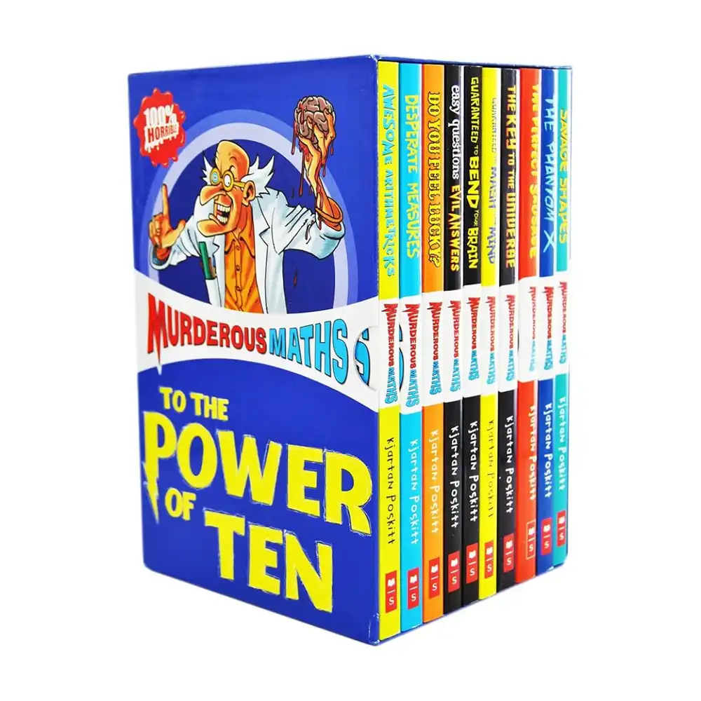 Murderous Maths To the Power of Ten Box Set 10 Titles by Kjartan Poskitt buy online in sri lanka