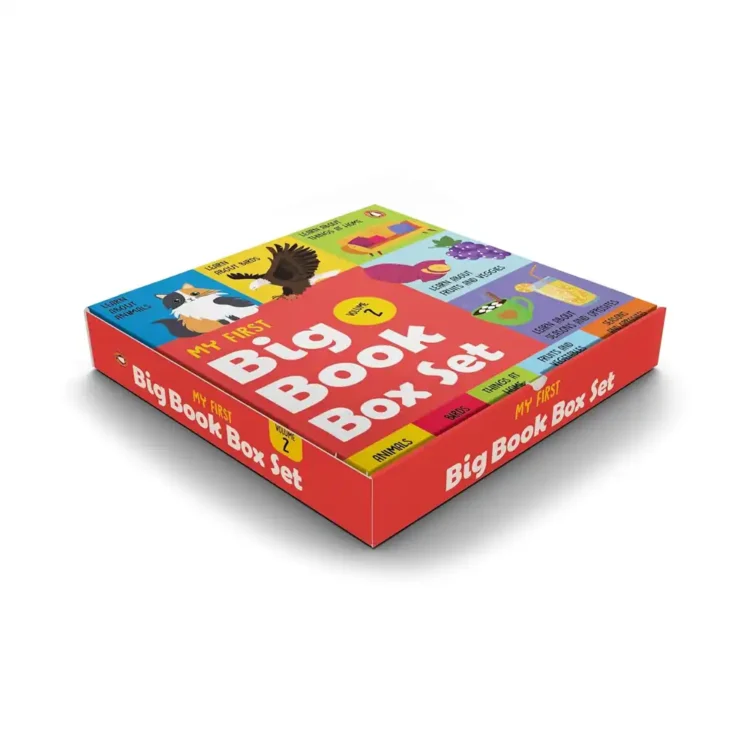 My First Big Book Box Volume 2 (5 Books Tuck-Box) (Penguin Early Learning Series) A Boxset of 5 Illustrated Big Board Books for PreSchool Kids, Toddlers buy online in sri lanka