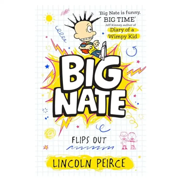 Big Nate Flips Out paperback comic book for kids by Lincoln Peirce – ages 9+ humorous graphic novel