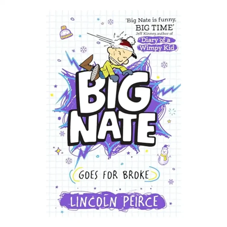 Big Nate Goes for Broke paperback by Lincoln Peirce – kids comic adventure