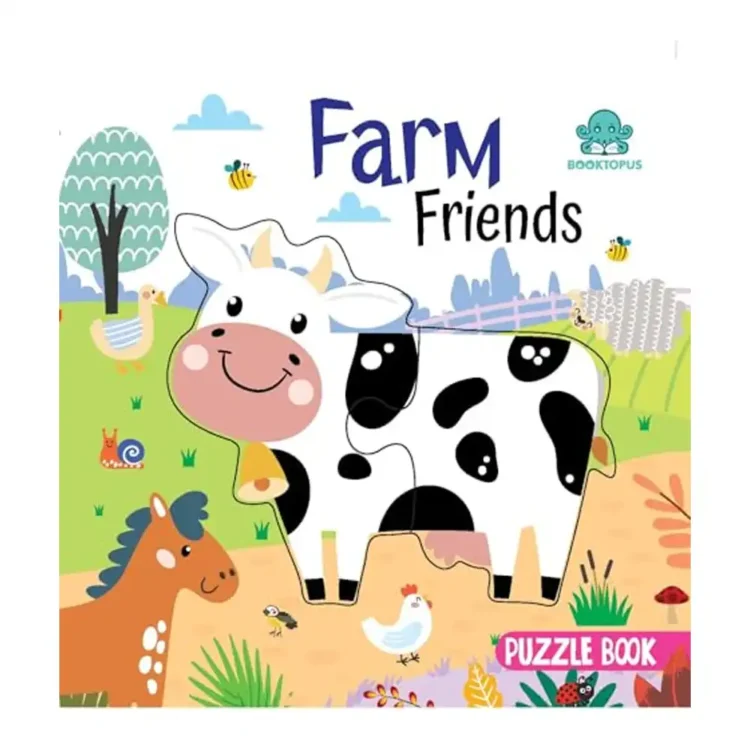 Farm Friends Puzzle Board Book by Booktopus – HarperCollins Publishers India 2025 Edition