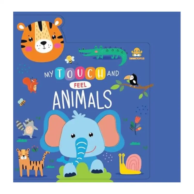 My Touch And Feel Jungle Animals Sensory Book for Toddlers by Booktopus – HarperCollins Publishers 2025 Edition