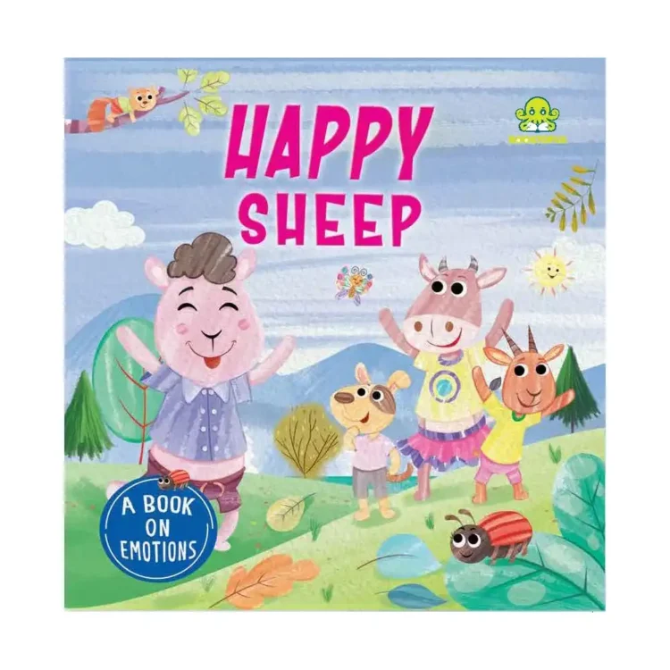 Booktopus The Happy Sheep Board Book – Story Books for Kids 4+ Years – Emotional development Paperback by BOOKTOPUS buy book online in sri lanka