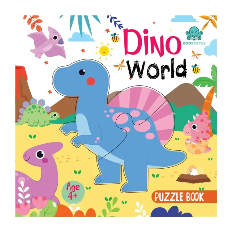 Dino World Puzzle Book Paperback by Booktopus – HarperCollins Publishers Edition