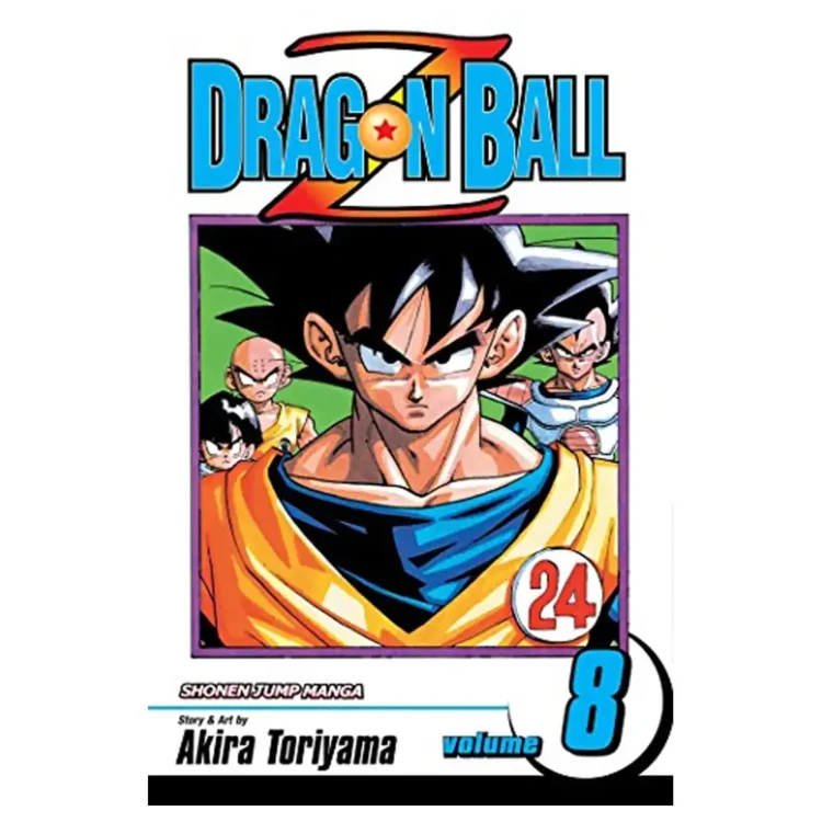 Dragon Ball Z Vol. 8 paperback manga by Akira Toriyama – shonen action adventure series