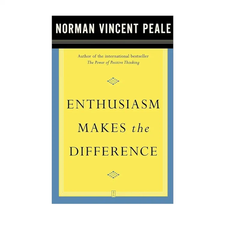 Enthusiasm Makes the Difference by Norman Vincent Peale book cover – self-help book on motivation, positivity, and personal growth