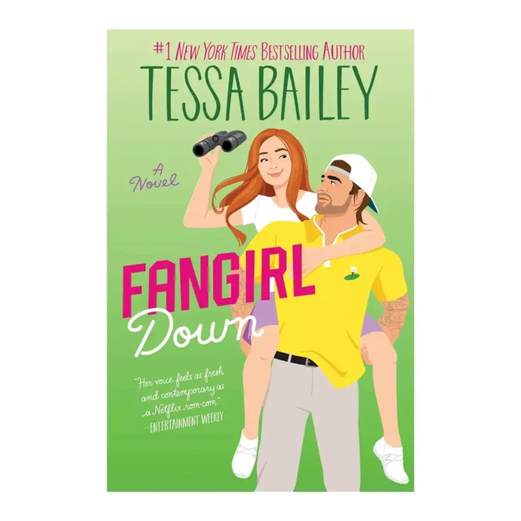 Fangirl Down Paperback Romance Novel by Tessa Bailey