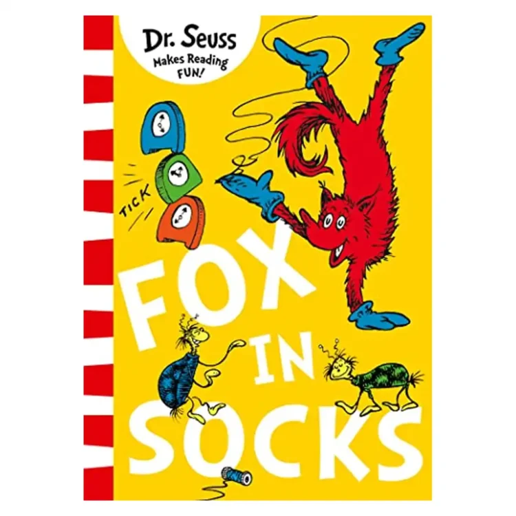 Fox in Socks Paperback by Dr. Seuss – HarperCollins Children's Books Green Back Book Edition