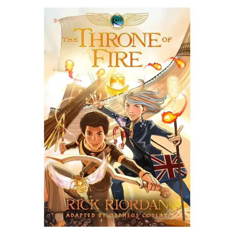 Kane Chronicles The Throne of Fire graphic novel The Paperback by Rick Riordan buy book online in sri lanka