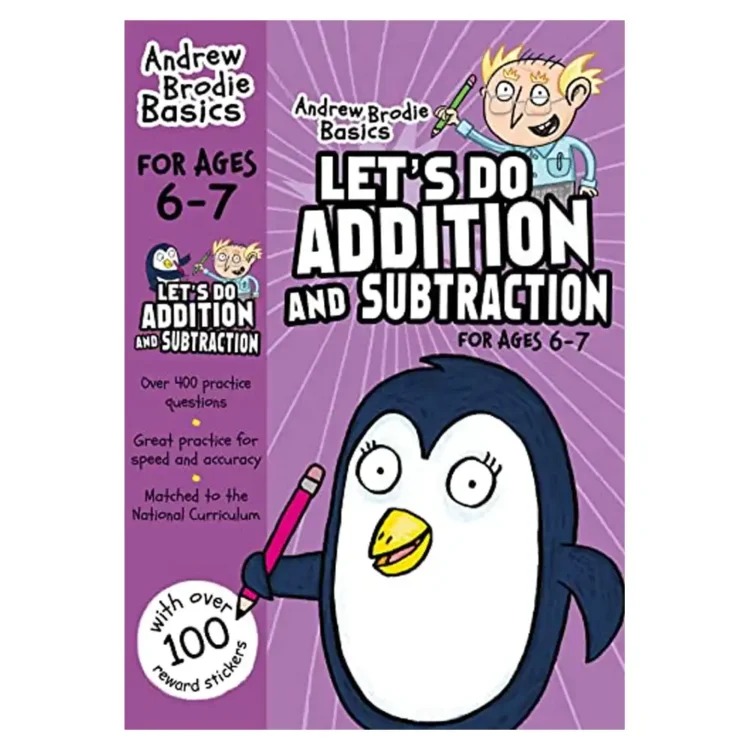 Let's Do Addition and Subtraction 6-7 Paperback by Andrew Brodie – Andrew Brodie Publications UK Edition 2016