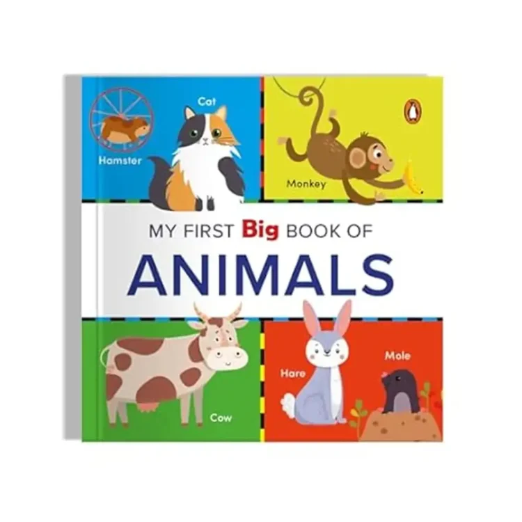 My First Big Book of Animals Board Book by Penguin Books – Penguin Select Early Learning Series 2025 Edition