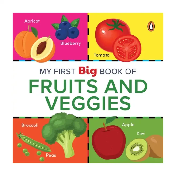 My First Big Book of Fruits and Veggies Board Book by Penguin Books – Penguin Select Early Learning Series 2025 Edition