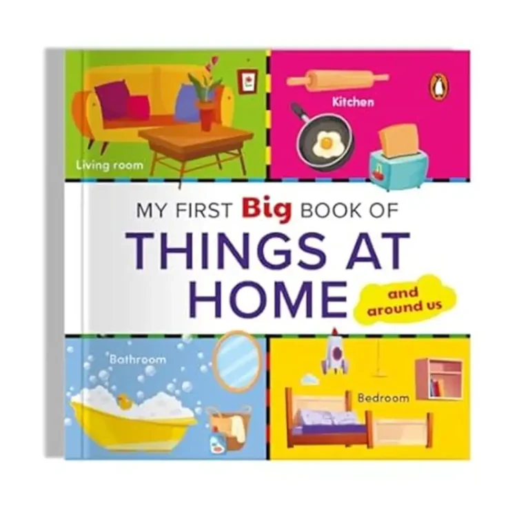 My First Big Book of Things at Home Board Book by Penguin Books – Penguin Select Early Learning Series 2025 Edition