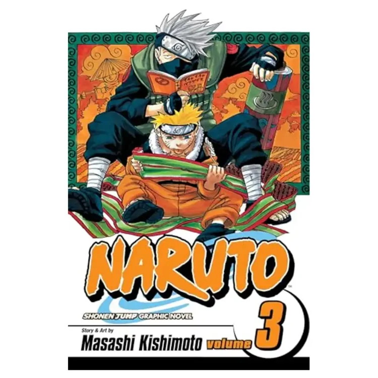 Naruto Vol. 3: Dreams paperback manga by Masashi Kishimoto – action adventure fantasy shonen series