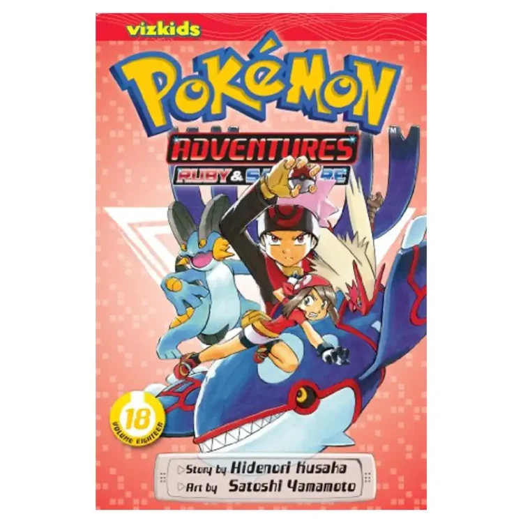 Pokemon Adventures (Ruby & Sapphire) Vol. 18 paperback manga by Hidenori Kusaka – children’s adventure fantasy action series