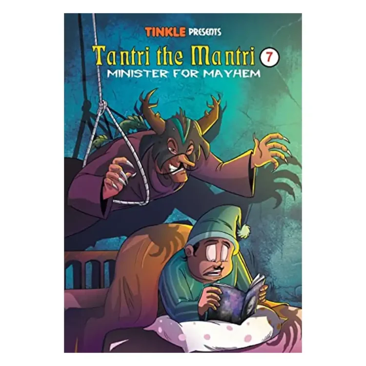Tantri The Mantri 7 Minister for Mayhem paperback by Rajni Thindiath – kids comic book
