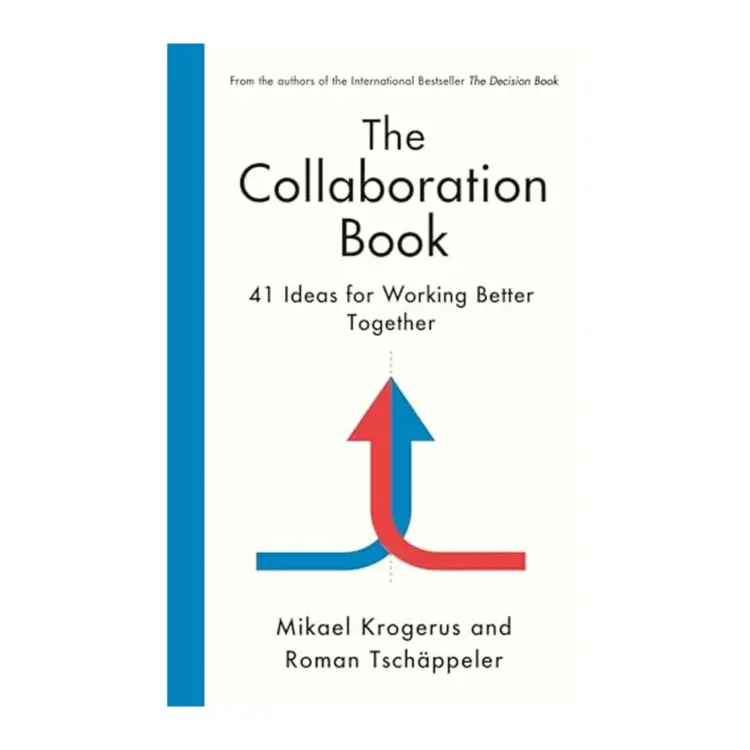 The Collaboration Book by Mikael Krogerus hardcover book cover – business and teamwork guide on collaboration and productivity
