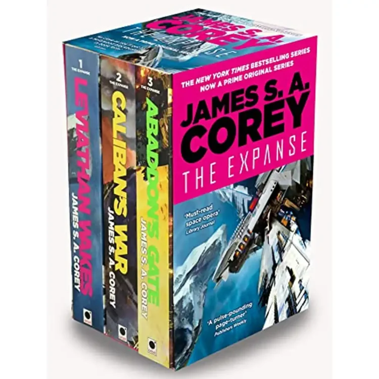 The Expanse Box Set Books 1-3 (Leviathan Wakes, Caliban’s War, Abaddon’s Gate) Paperback by Corey, James S. A. buy book online in sri lanka