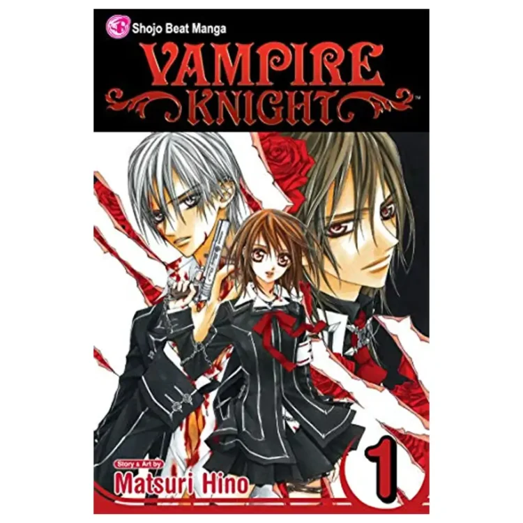 Vampire Knight Vol. 1 paperback manga by Matsuri Hino – shojo vampire romance series