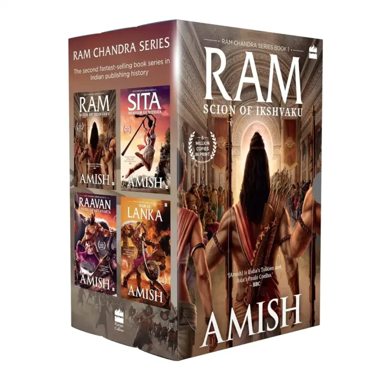 Ram Chandra Series box set by Amish Tripathi ISBN 9789356294530 HarperCollins India Sri Lanka