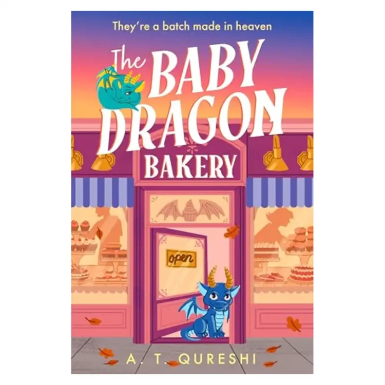The Baby Dragon Bakery paperback by A T Qureshi ISBN 9780008742935 cozy fantasy romance Sri Lanka