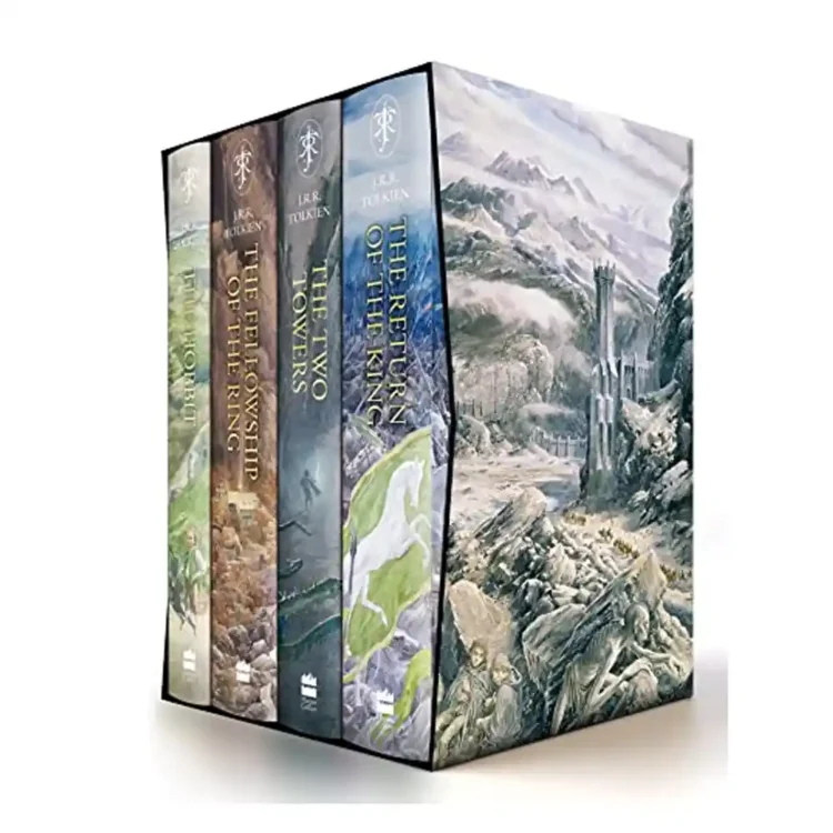 The Hobbit and The Lord of the Rings boxed set hardcover by J R R Tolkien ISBN 9780008376109 illustrated edition buy book online in Sri Lanka