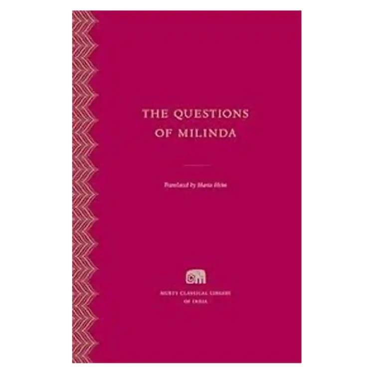 The Questions of Milinda by Maria Heim paperback Harvard University Press ISBN 9780674301351 Buddhist philosophy book Sri Lanka