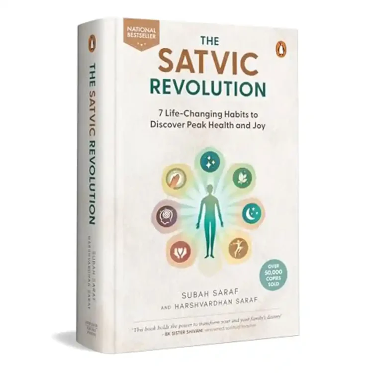 The Satvic Revolution 7 Life Changing Habits to Discover Peak Health and Joy by Subah Saraf hardcover Ebury Press ISBN 9780143475187 wellness book Sri Lanka