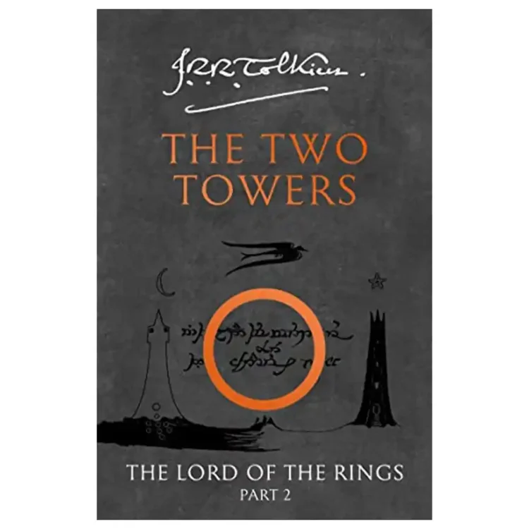 The Two Towers Lord of the Rings book 2 by J R R Tolkien paperback HarperCollins ISBN 9780261103580 fantasy novel Sri Lanka