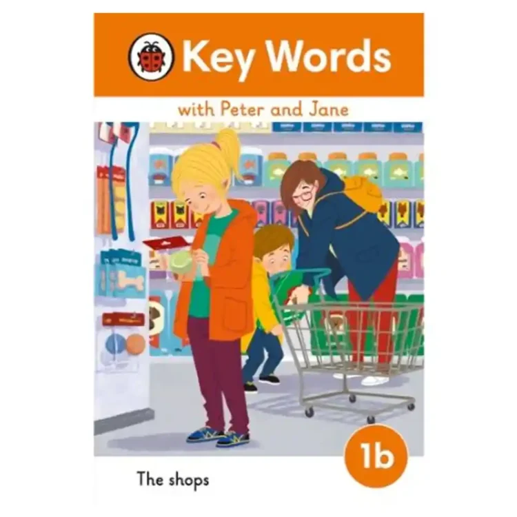 Key Words with Peter and Jane Level 1b: The Shops hardcover by Ladybird ISBN 9780241510735 Ladybird Sri Lanka