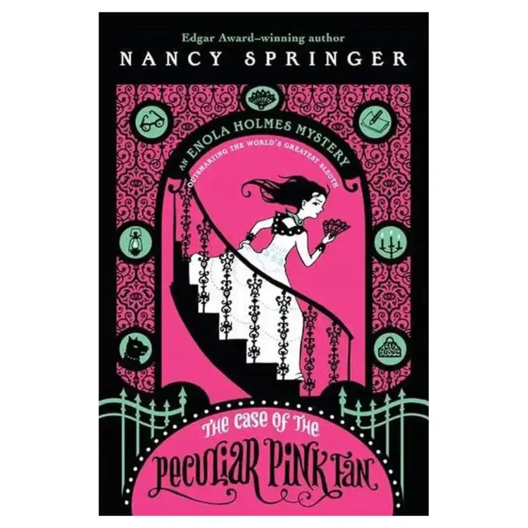 The Case of the Peculiar Pink Fan paperback by Nancy Springer ISBN 9780593403914 Puffin Books Sri Lanka