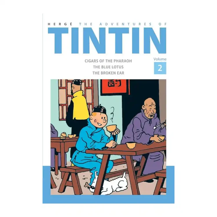 The Adventures of Tintin Volume 2 hardback by Hergé ISBN 9781405282765 Farshore HarperCollins Publishers Sri Lanka