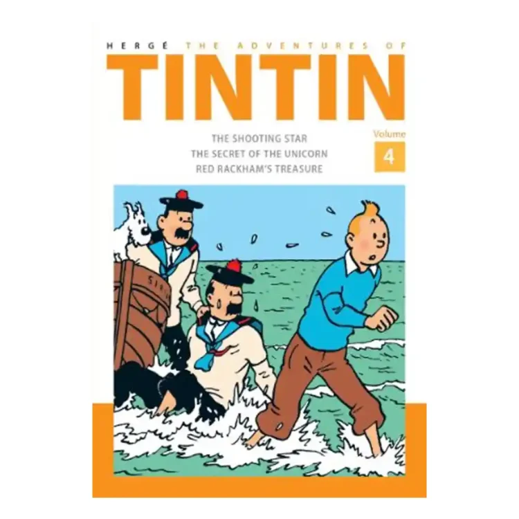 The Adventures of Tintin Volume 4 hardback by Hergé ISBN 9781405282789 Farshore HarperCollins Publishers Sri Lanka