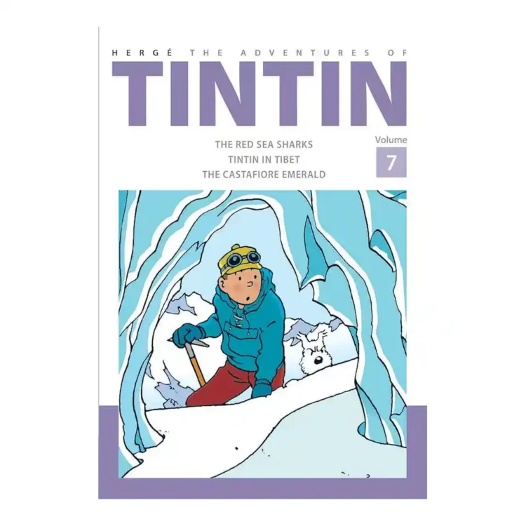 The Adventures of Tintin Volume 7 hardback by Hergé ISBN 9781405282819 Farshore HarperCollins Publishers Sri Lanka