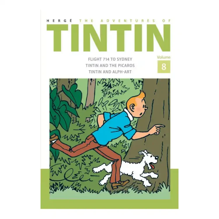 The Adventures of Tintin Volume 8 hardback by Hergé ISBN 9781405282826 Farshore HarperCollins Publishers Sri Lanka