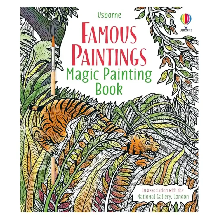 Famous Paintings Magic Painting Book