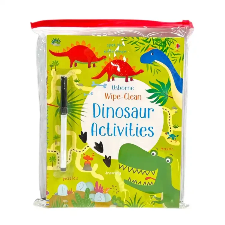 Usborne Wipe-Clean Activity Collection Ziplock Pack X 6