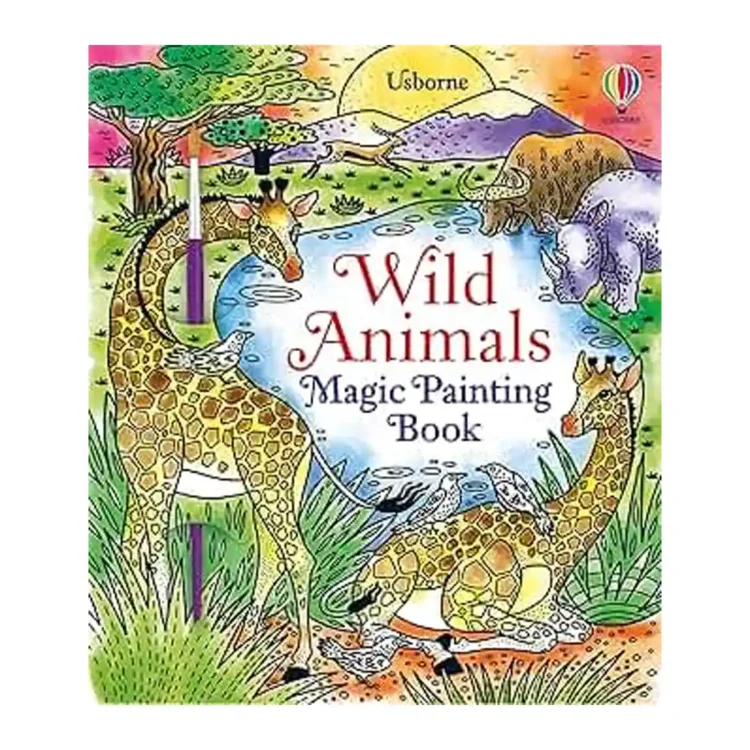 Wild Animals Magic Painting Book