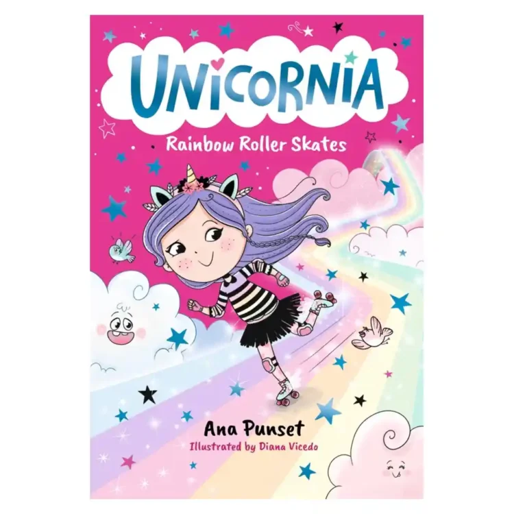 Unicornia: Rainbow Roller Skates paperback by Ana Punset ISBN 9781529529937 Walker Books Ltd Sri Lanka