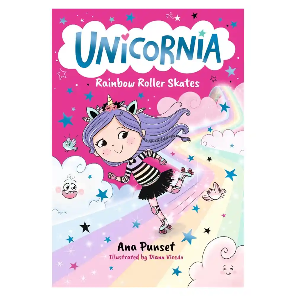 Unicornia: Rainbow Roller Skates paperback by Ana Punset ISBN 9781529529937 Walker Books Ltd Sri Lanka