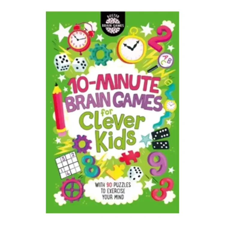 10-Minute Brain Games for Clever Kids paperback by Dr Gareth Moore ISBN 9781780555935 Michael O'Mara Books Sri Lanka