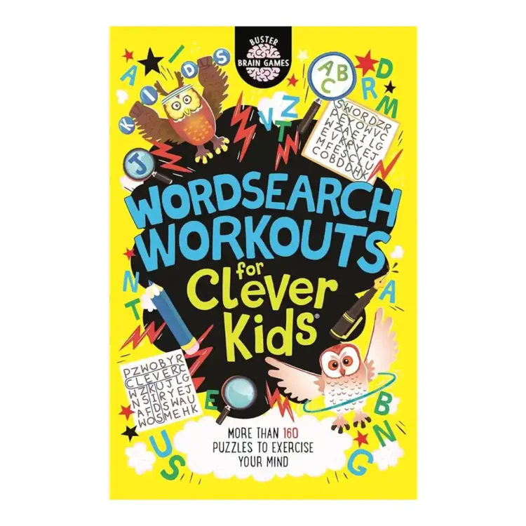 Wordsearch Workouts for Clever Kids paperback by Dr Gareth Moore ISBN 9781780556192 Michael O'Mara Books Sri Lanka