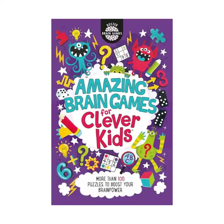 Amazing Brain Games for Clever Kids paperback by Dr Gareth Moore ISBN 9781780556642 Michael O'Mara Books Sri Lanka